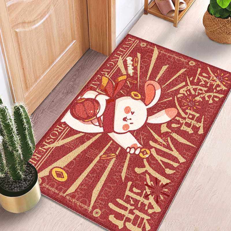 定制进门门垫红丝圈地垫脚垫门口地毯防滑家用门前垫玄关入户蹭泥,居家布艺,入户地垫,淘宝优惠券,粉丝福利购,淘宝优惠卷