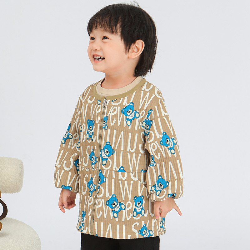 男童羽绒服防水罩衣长袖秋冬季孩子画画围裙幼儿园宝宝吃饭围衣兜,童装/婴儿装/亲子装,反穿衣/罩衣,淘宝优惠券,粉丝福利购,淘宝优惠卷