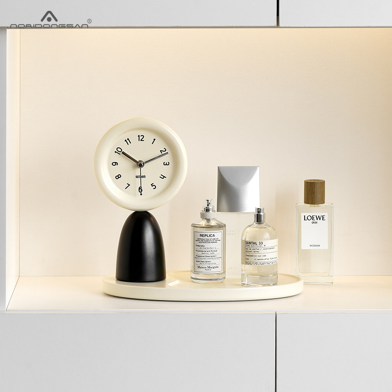屋准家居奶油风时钟桌面摆件客厅玄关收纳托盘装饰品个性高级座钟,家居饰品,座钟,淘宝优惠券,粉丝福利购,淘宝优惠卷