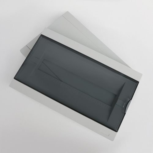 配电箱盖板T型家用配电箱全白/透明盖板塑料面P板暗装电表盖电箱