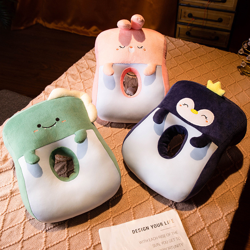 夏季卡通可爱冰丝午睡趴睡枕头小学生H儿童睡觉抱枕趴桌上午休神