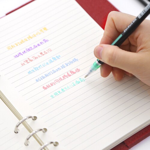 现货Creative Korean glitter pen set wiIth colorful water cha