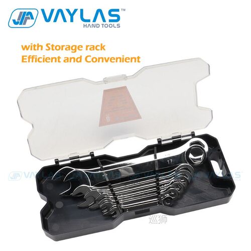 6-27mm Super-Thin Combination Open End Socket Wrench Set of