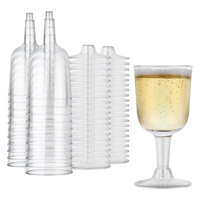 Clelr Paastic niWe Glass Recyclable - SKhatterproof Wine Gob