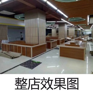 超市货架休闲零食柜子散装 新品 饼干糖果中岛柜散称食品展示架散货