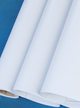 纯白 自粘墙纸PVC防水壁纸墙贴纯白色即时贴家具翻新橱柜抽屉贴纸