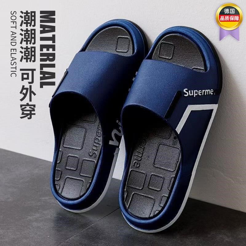 拖鞋男士夏季可外穿浴室洗澡防滑家居家用大码凉拖鞋男款防臭耐磨