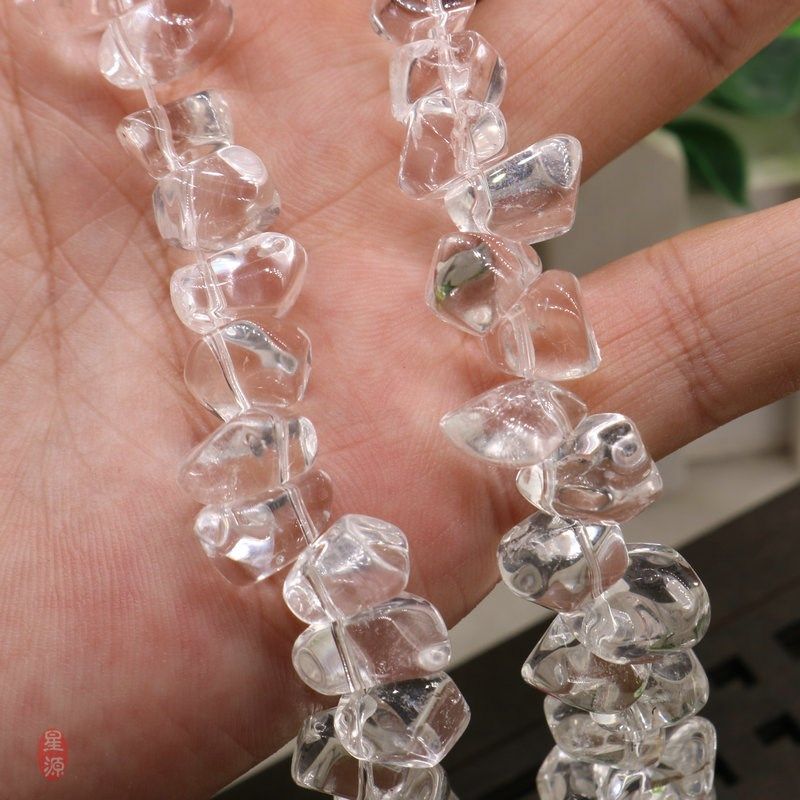 天然A级白水晶边孔切角随形不规则不定形散珠DIY手工饰品材料配件,饰品/流行首饰/时尚饰品新,DIY配件,淘宝优惠券,粉丝福利购,淘宝优惠卷