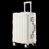 行李箱女学生拉杆箱万向轮20寸男旅行箱大容量密码 箱铝框28皮箱子