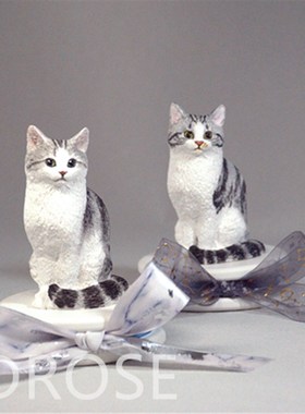 宠物猫咪定制香薰英短美短布偶宠物猫咪纪念定制摆件香薰情侣礼物