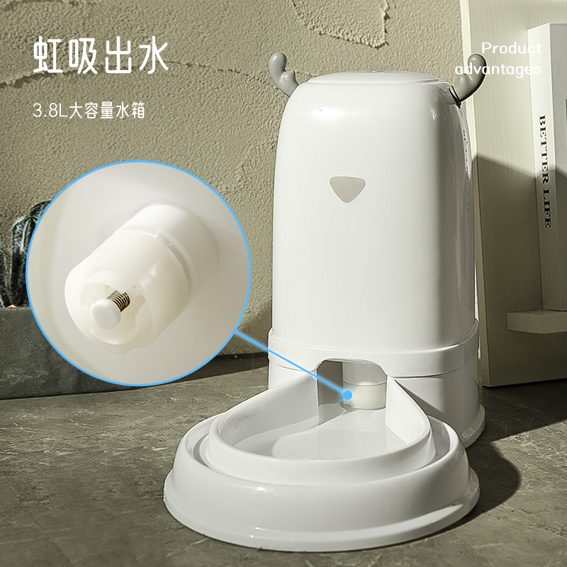 猫咪饮水机宠物自动喝水器喂水狗狗猫用水碗不Q插电流动水盆喂食