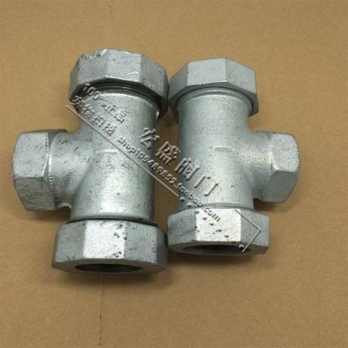 镀锌快接三通弯头水管抢修铁快接铁管漏水接头4分6分253240耐用