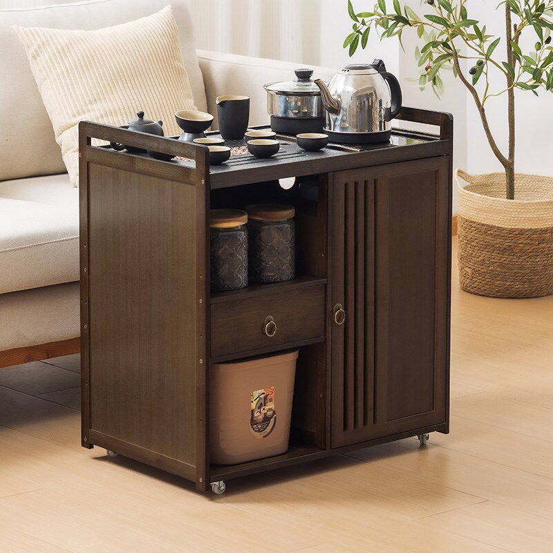 移动边几沙发茶几新中式茶桌家用小茶台多功能茶水柜非实木侧边柜,住宅家具,移动边几/推车,淘宝优惠券,粉丝福利购,淘宝优惠卷