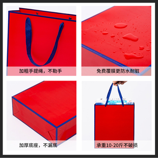 礼品袋手提袋定制可印logo服装包装袋精致纸袋大小号定做现货