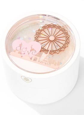 七夕情人节礼品盒LEDq摩天轮饰品项链手链对戒创意发光流沙首饰盒