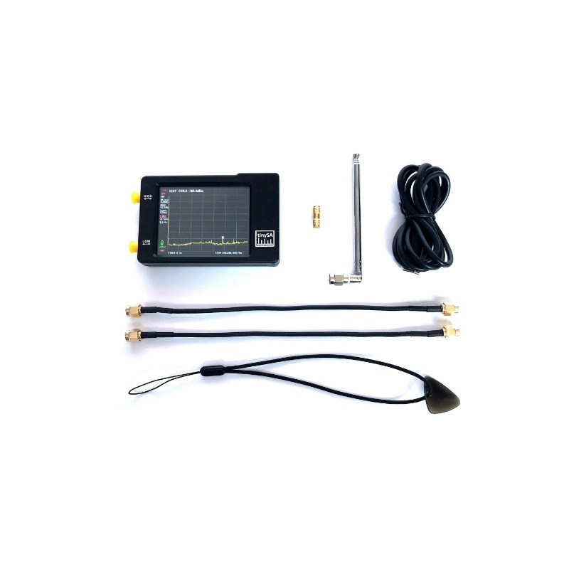 tinySA 手持频谱分析仪 支持PC连接 100kHz-O350MHz 信号发生器