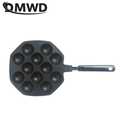 12 Holes Takoyaki mold baking Pan Octopus ball Maker non-sti
