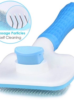 Self Cleaning Slicker Brush for Dog and Cat Removes Undercoa