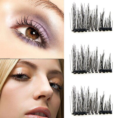 3D Magnetic Eyelashes Invisible Magnetic Lashes Mink Eyelash