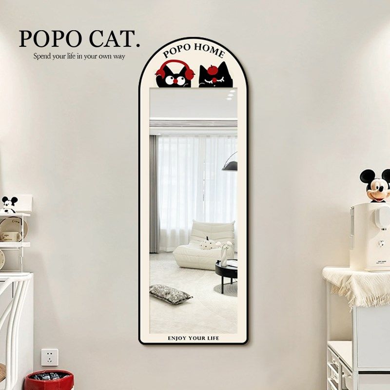 全身镜落地镜家用女生卧室穿衣镜挂墙网红衣帽间试衣镜壁挂式镜子,住宅家具,穿衣镜,淘宝优惠券,粉丝福利购,淘宝优惠卷