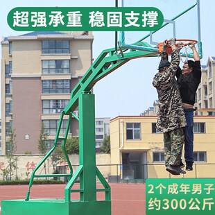 篮球架钢化玻璃篮板架板球框带网家用标准尺寸比赛练习学校广场