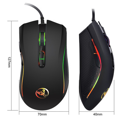 推荐New Wired Gaming mouse gamer 7 Button 3200DPI LED Optica