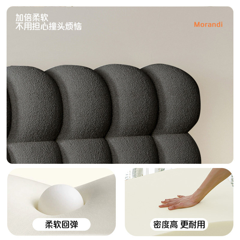 床头软包靠背垫榻榻米万能无床头靠垫黑色高级感2023新款大靠枕厚,居家布艺,床头靠垫,淘宝优惠券,粉丝福利购,淘宝优惠卷