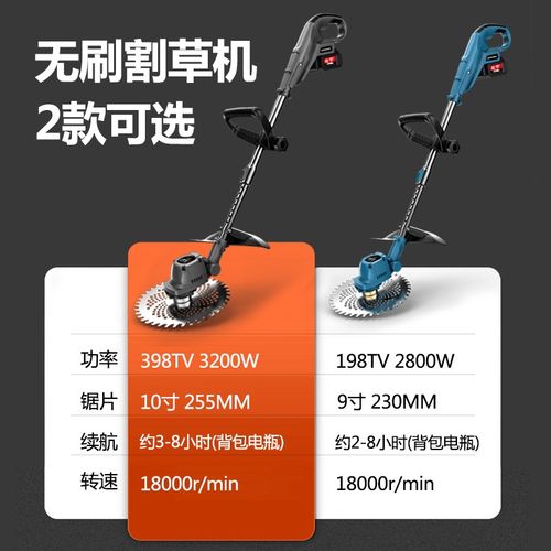 大功率新型电动割草机多功能开荒园林充电式打草小型家用除草神器