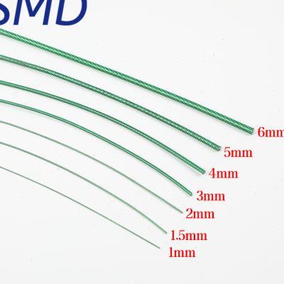 高锈30软4不档钢大钢绳 葡萄架丝起棚 晾衣绳.牵引彩色包