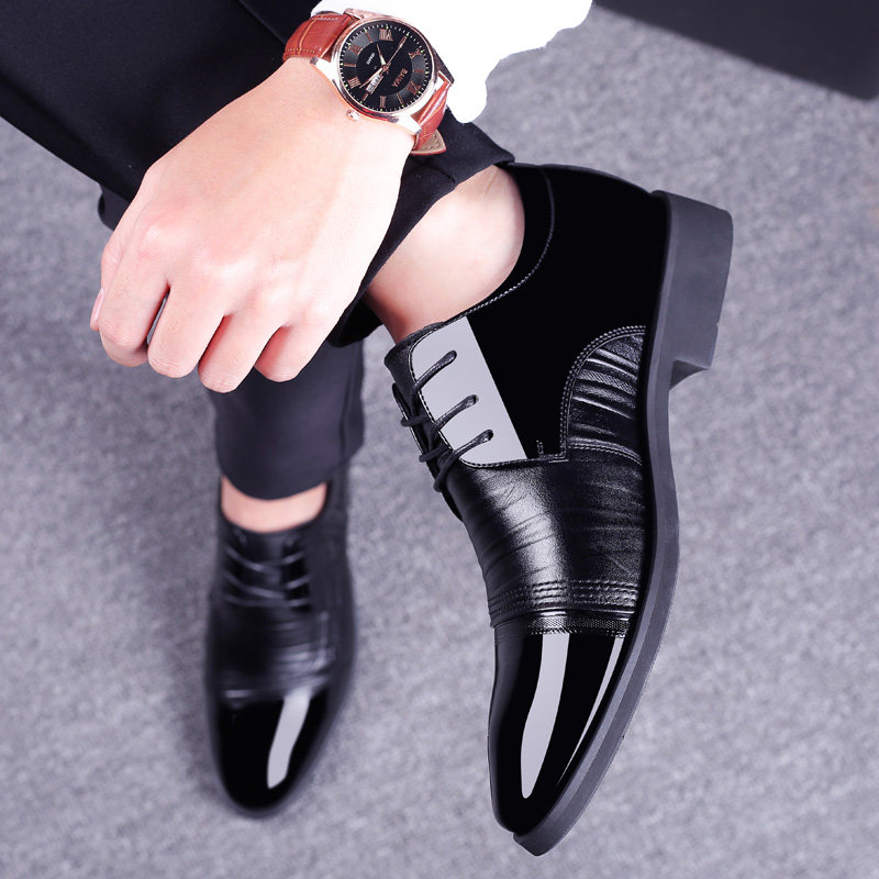 男士商务皮鞋男韩版隐形内增高6cm休闲小码男鞋35英伦36尖头37潮,流行男鞋,正装皮鞋,淘宝优惠券,粉丝福利购,淘宝优惠卷