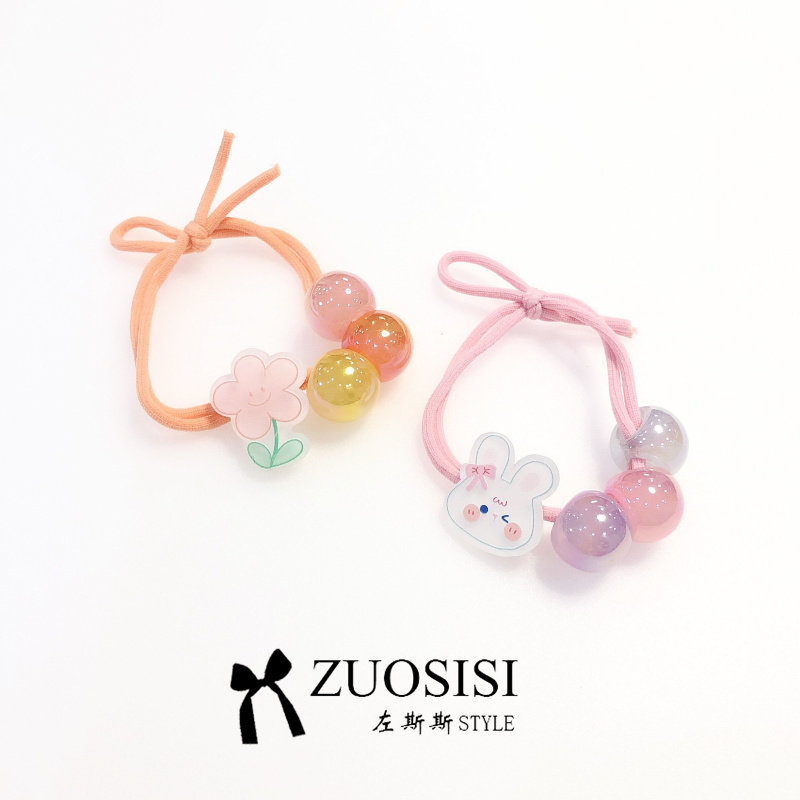 热销女童可爱发圈儿童好弹力卡通头绳小学生橡皮筋