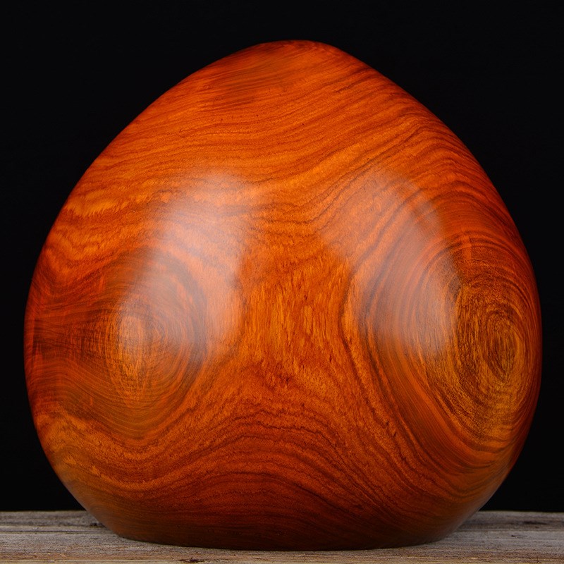 花梨木雕寿桃寿星仙桃公摆件家居品红木工艺礼品老人贺寿生日礼物