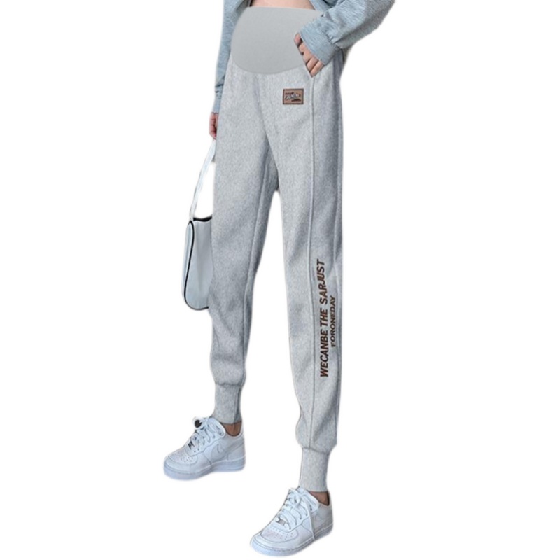 孕妇裤子秋d冬季加厚打底裤休闲运动裤春秋款时尚外穿哈伦裤长裤