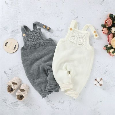 速发2020 0-24M Infant Baby Girl Boy Jumpsuit Knited Tops Sle