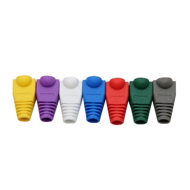 rj45 caps connector cover cat5 cat5e cat6 network boots ethe