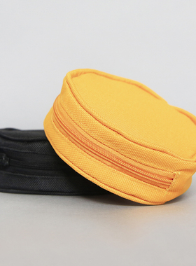 圆形剑山包袋 g工具包 插花工具专用 橙色黑色 剑山保护袋携带方