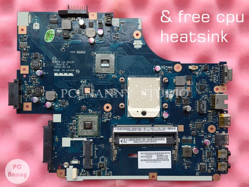 NEW75 LA-5912P+ heatsink+ CP= LA-5911P for ACER Aspire 55_虎窝淘