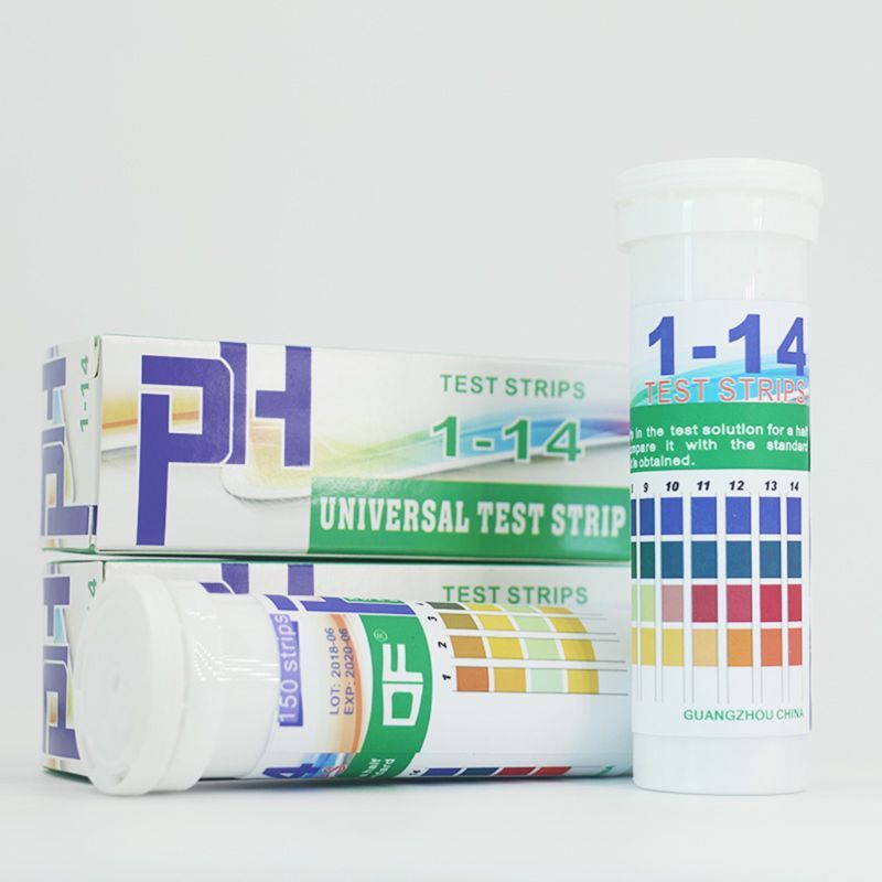 推荐150 Strips Bottled PH Test Paper Range PH 0-14 For Urine