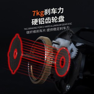 桑巴路亚911水滴轮全金属雷强防炸线远投打黑雷强路亚轮近海船钓