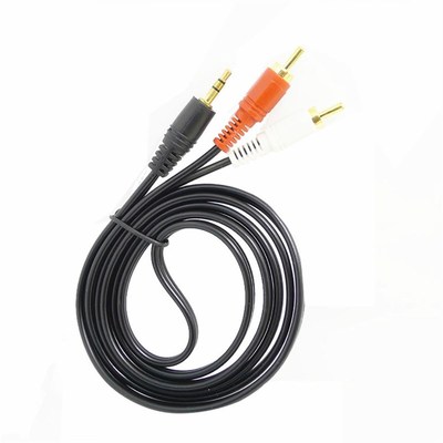 2019 Audio Video Cables 1.5m 5ft Y 3.5mm Jack Male Plug To