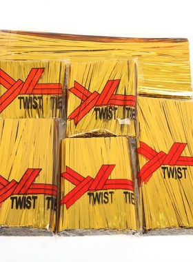 High Quality 800Pcs Metallic Twist Tie Wire 4MM Width Packag