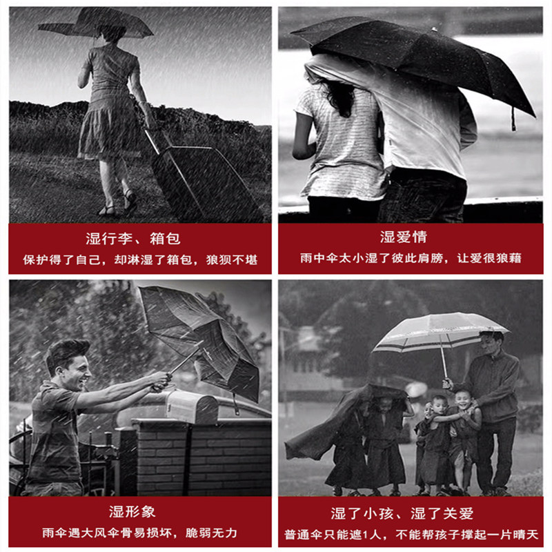 现货大雨a伞自动长柄抗风大号双人超大号男士专用暴雨加厚加固结