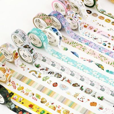 Donut Sakura Feather Decorative Washi Tape Adhesive Tape DIY