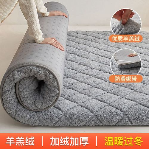 羊羔毛床垫羊羔绒q学生宿舍单人软垫加厚保暖珊瑚绒牛奶绒冬季