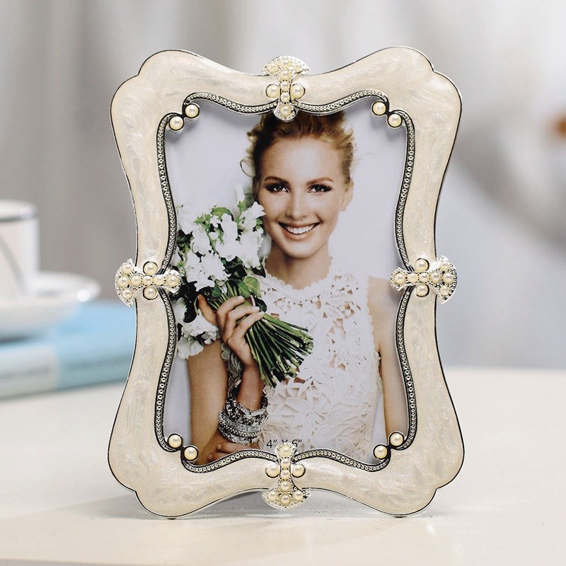 相框摆台创意欧式小奢华6寸7寸10寸加H打印冲洗照片婚纱照相架唐