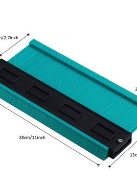 Plastic Contour Gauge Duplicator Corner Irregular Shape Copy