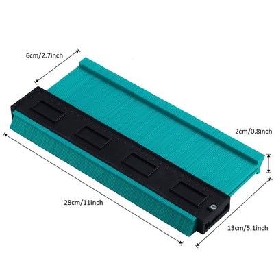 Plastic Contour Gauge Duplicator Corner Irregular Shape Copy