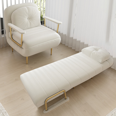 摺叠牀两用多功能单人小户型伸缩牀家用阳台多功能简约云朵沙发牀