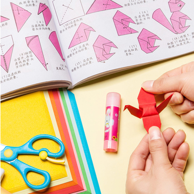折纸彩纸正方形a4硬卡纸剪纸书幼儿园宝宝儿童小学生手工专用彩色