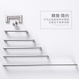 美式简约灰黑色橱柜拉手大衣柜拉手加长门把手抽屉柜子单孔圆拉手